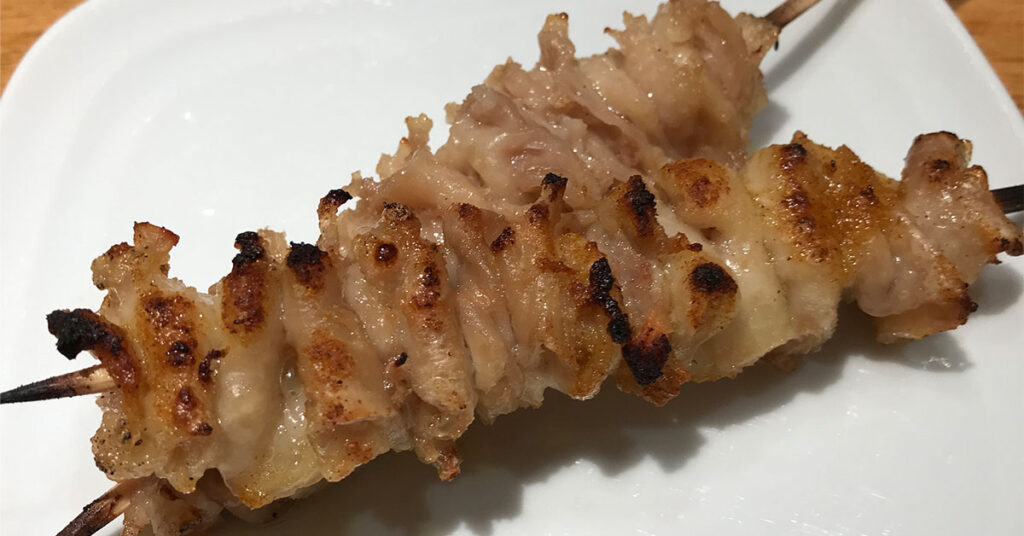 焼き鳥部位紹介 かわ 焼き鳥一筋30年焼き鳥専門店 大黒堂